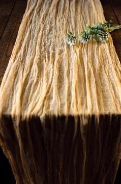 Rustic wedding table decor Foto stock