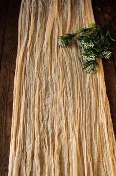 Rustic wedding table decor Stock Photos