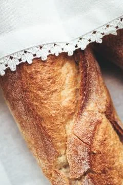 Rustic whole wheat bread recipe Stock Photos