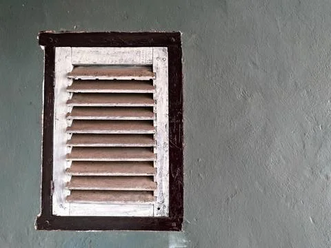 Rustic Window in an Ancient Wall Stock Photos