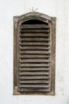 Rustic Window, Nature's Touch Stock Photos