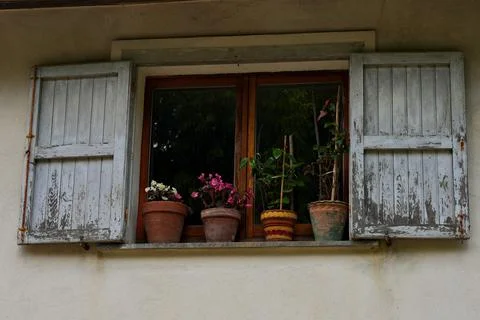 Rustic Window. Stock Photos