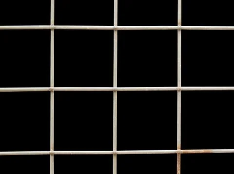 RUSTIC WIRE FENCE Stock Photos