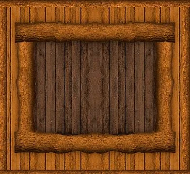 Rustic wood art wall Illustrazione stock