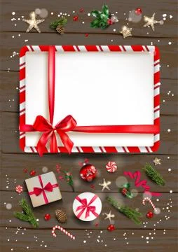 Rustic wood frame Stock Illustration