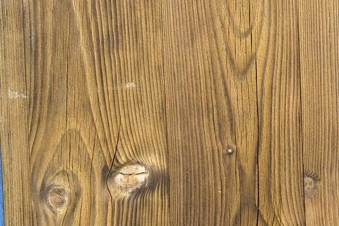 Rustic wood grain pattern with knots and natural texture Stock Photos