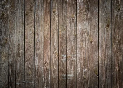 Rustic wood planks background with nice vignetting Stock Photos