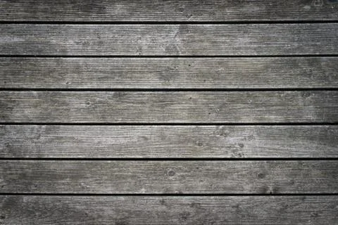 Rustic wood planks background with nice vignette Stock Photos