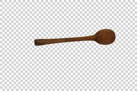 Rustic wooden spoon with a long handle, perfect for cooking and serving Photos