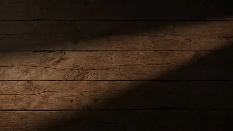 Rustic Wooden Tabletop Background With Dramatic Light and Shadow Stock-Footage 339543382