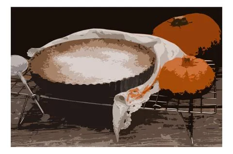 Rustick  pumpkins  on wooden  table Stock Photos