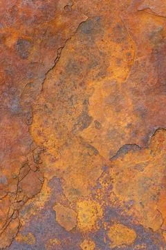Rusting metal surface showing abstract grunge texture Stock Photos