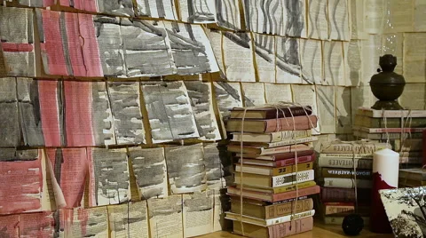 The rustling of books Stock Footage 62309041