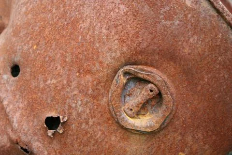 Rusty 50 gallon drum Stock Photos