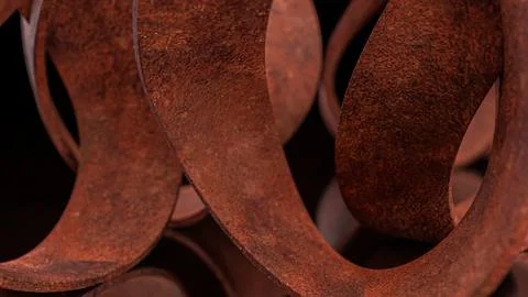 The Rusty Abstract Background for texture concept 3d rendering. Stock Illustration