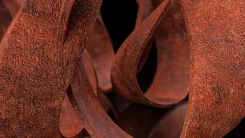 The Rusty Abstract Background for texture concept 3d rendering. Stock Illustration