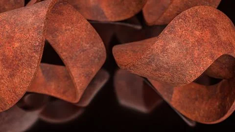 The Rusty Abstract Background for texture concept 3d rendering. Stock Illustration