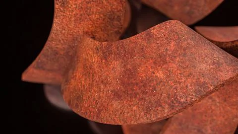 The Rusty Abstract Background for texture concept 3d rendering. Stock Illustration