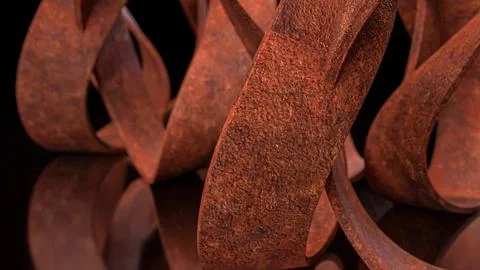 The Rusty Abstract Background for texture concept 3d rendering. Stock Illustration