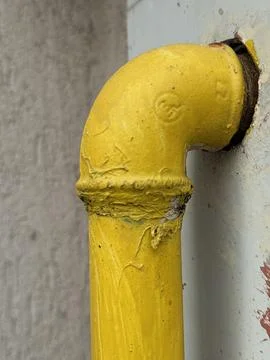 Rusty and old iron pipe Stock Photos