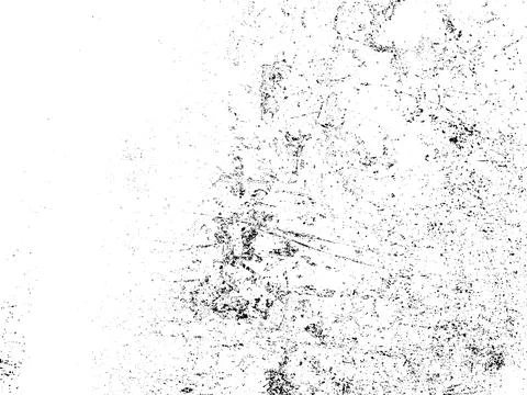 Rusty and scratched iron texture. Rust and dirt overlay black and white Stock Illustration