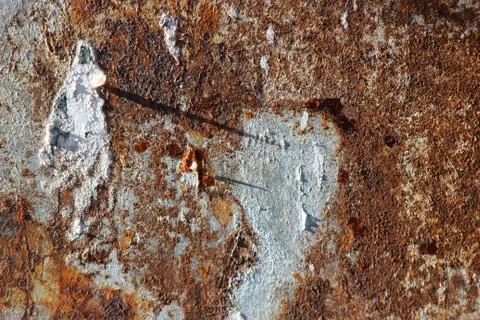 Rusty and torn paper background Stock Photos