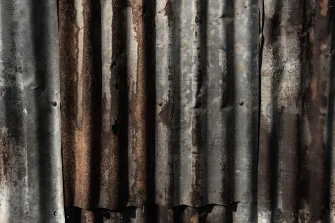 Rusty background texture - galvanized steel tin. Grungy metal. Foto stock