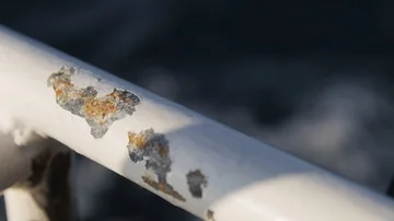 Rusty bar and waves Stock Footage 85703304