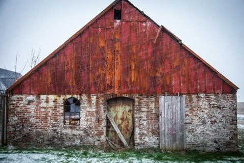 Rusty barn Stock Photos