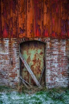 Rusty barn Stock Photos