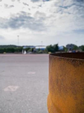 Rusty barrel Stock Photos