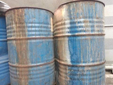 Rusty barrel Stock Photos