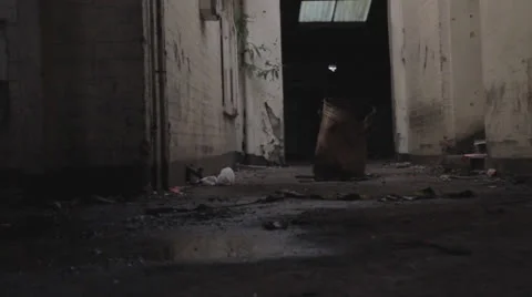 Rusty Barrel (Tracking shot) Stock Footage 23915822