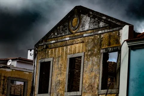 Rusty bars of a jail Stock Photos