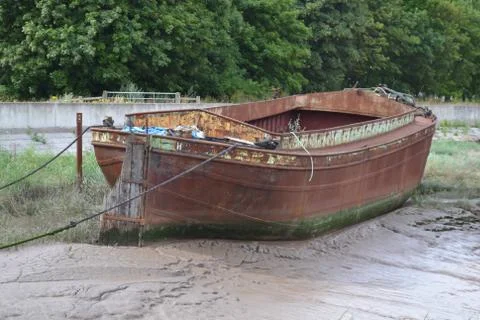 Rusty Boat Foto stock