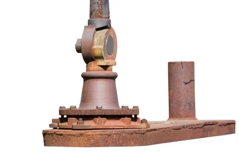 Rusty bolt screwed Stock Photos