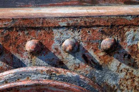 Rusty bolts Stock Photos