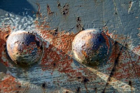 Rusty bolts Stock Photos