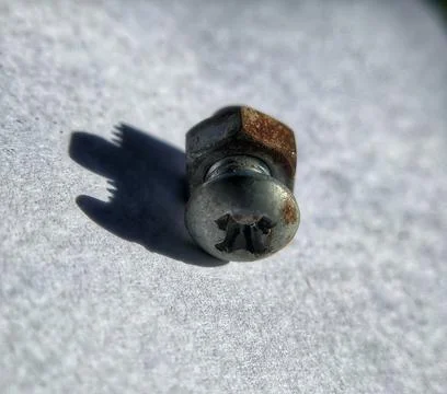 Rusty bolts Stock Photos