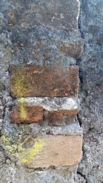 Rusty brick texture Stock Photos