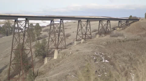 Rusty Bridge Wide 動画素材 24753291