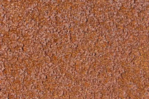 A rusty brown dry metallic flat surface Stock Photos