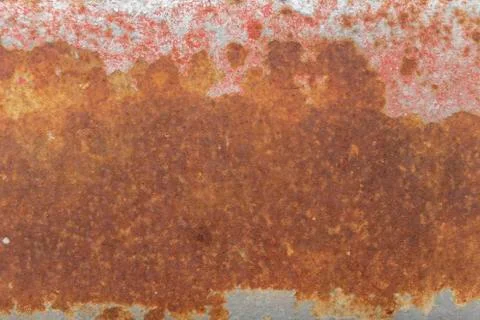 A rusty brown dry metallic flat surface Stock Photos