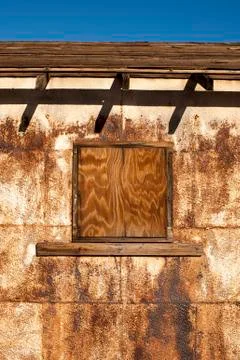 Rusty building texture Stock Photos