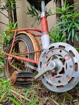 Rusty bycicle Stock Photos