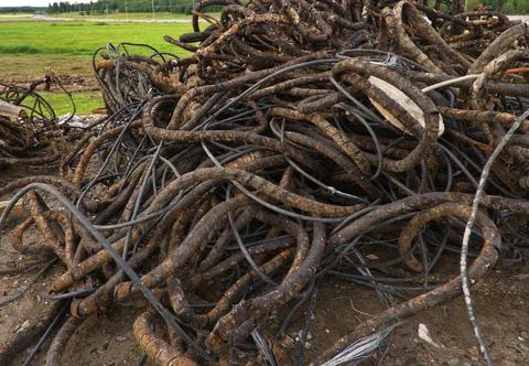 Rusty cables Stock Photos
