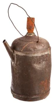 Rusty can Stockfoto's