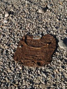 Rusty can Stockfoto's