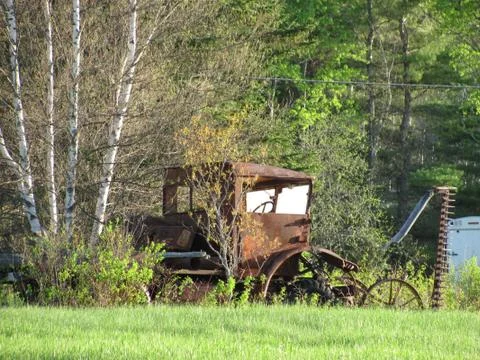 Rusty car 스톡 사진