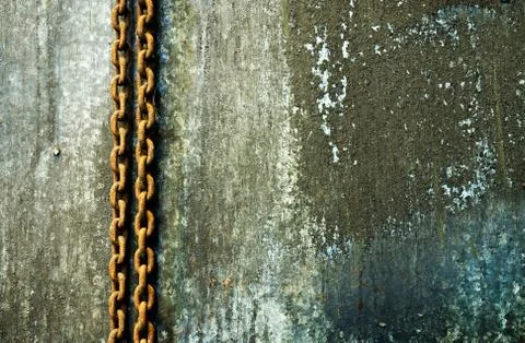 Rusty chain background Stock Photos